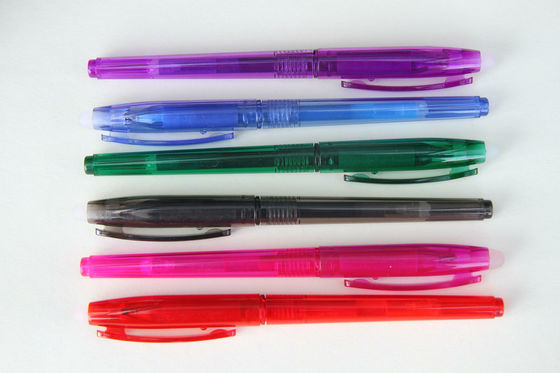 Plumas borrables capsuladas de la tinta de la fricción con el apretón suave