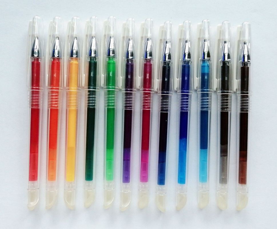 Liso escribiendo a 20 colores la pluma de bola borrable de fricción del gel