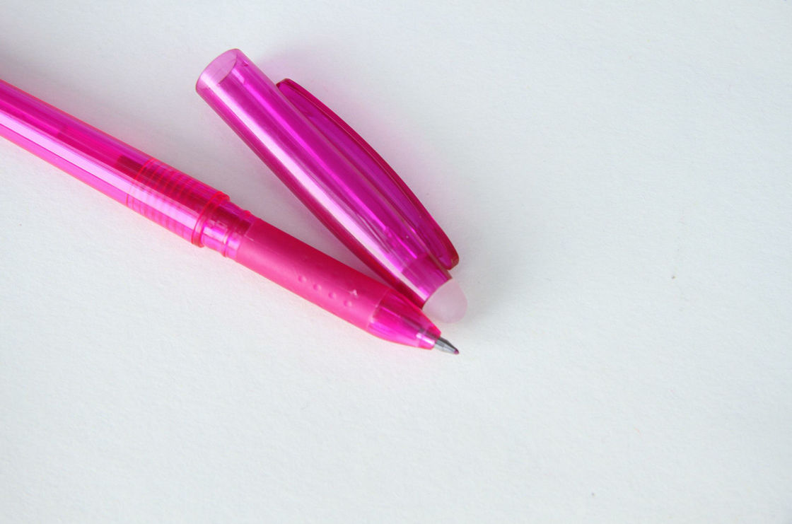 tinta sensible terma 0,5 0,7 plumas coloreadas borrables de la fricción